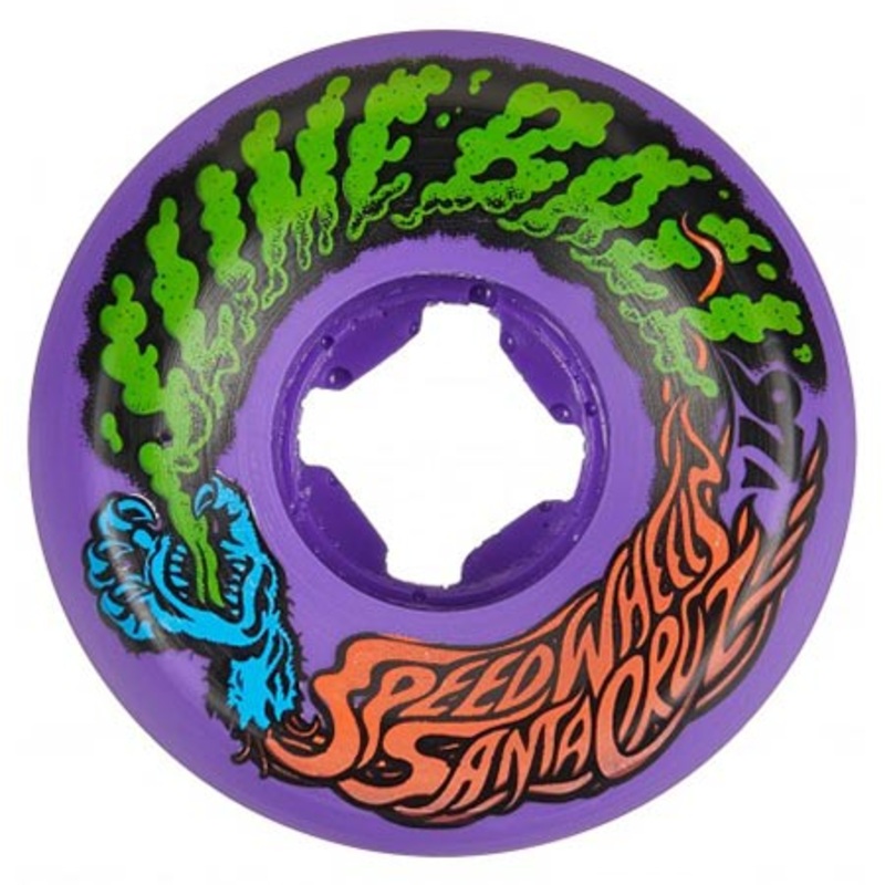 Santa Cruz Slime Balls Vomit Mini 97a Wheels Purple 53mm