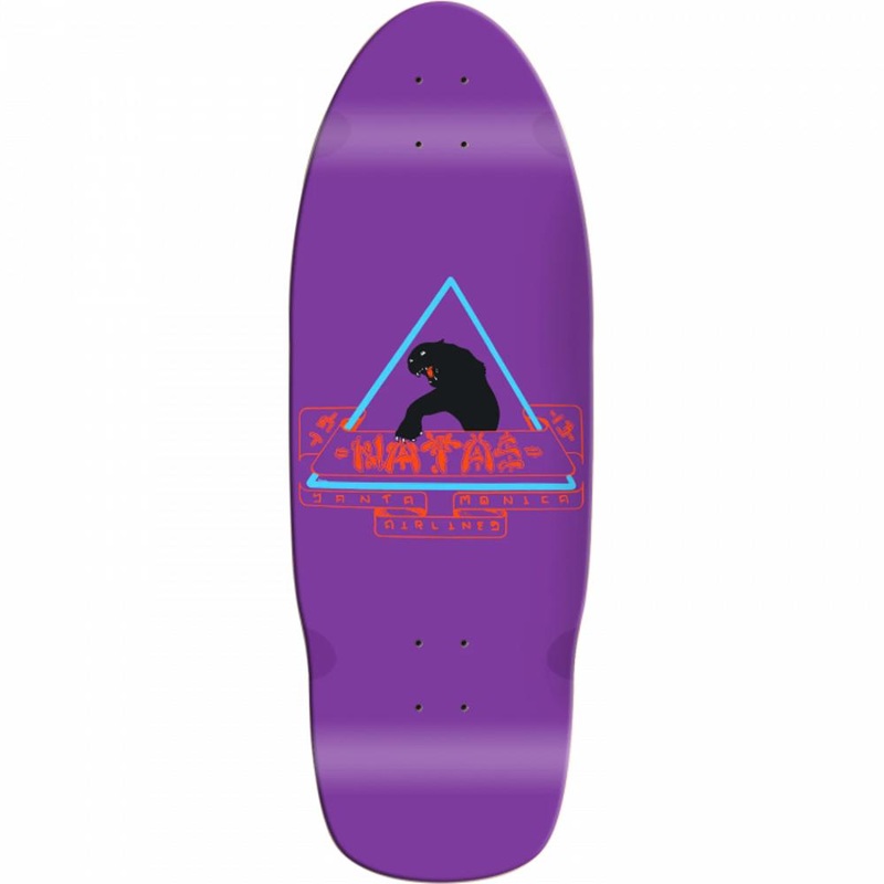 Santa Monica Airlines Natas 10″ Purple Skateboard Deck