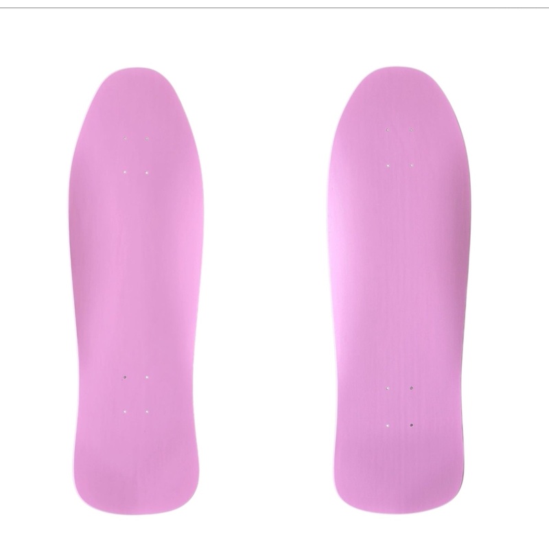 Shape “B” Blank Skateboard Deck with Grip 32″ x 10″ – PINK