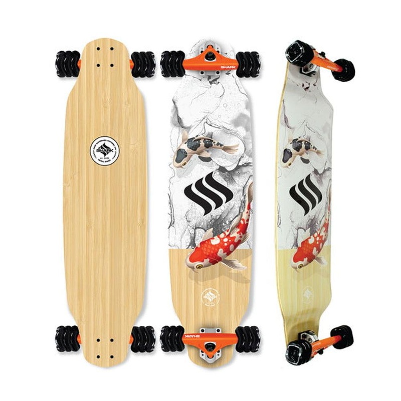 Shark Wheel Koi 39” Drop Down Longboard Complete