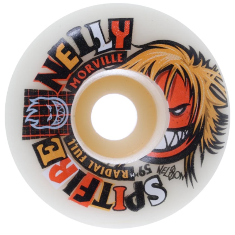 Spitfire 99d Formula Morville Rough Cut 56mm Skateboard Wheel 56mm Natural