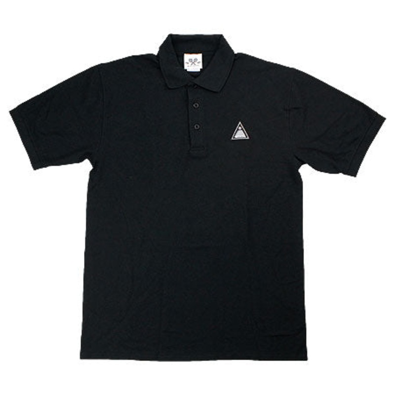 Theories Steve Brandi Court Polo Shirt Black Medium