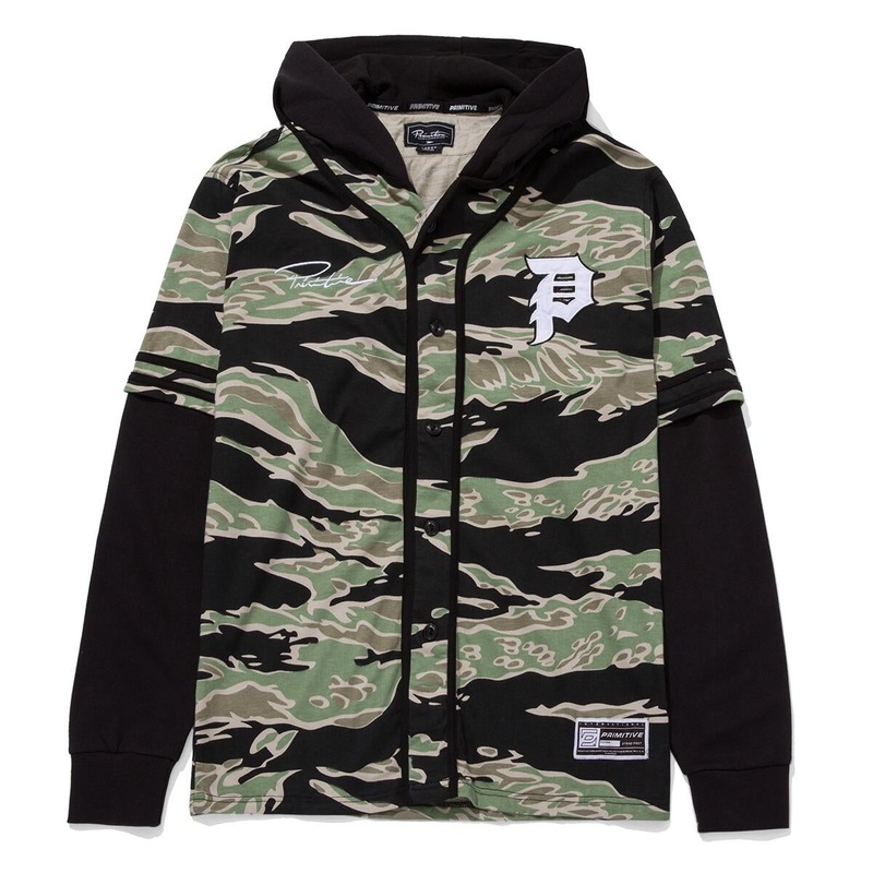 Tiger Two-Fer Baseball Jersey Medium
