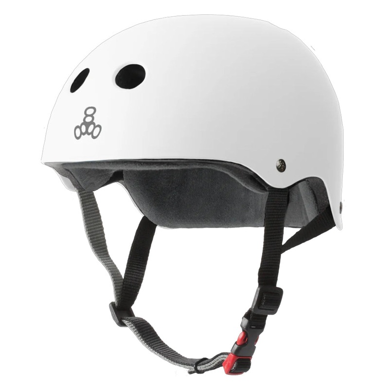 Triple 8 The Certified Sweatsaver White Matte Helmet White Matte Small/Medium