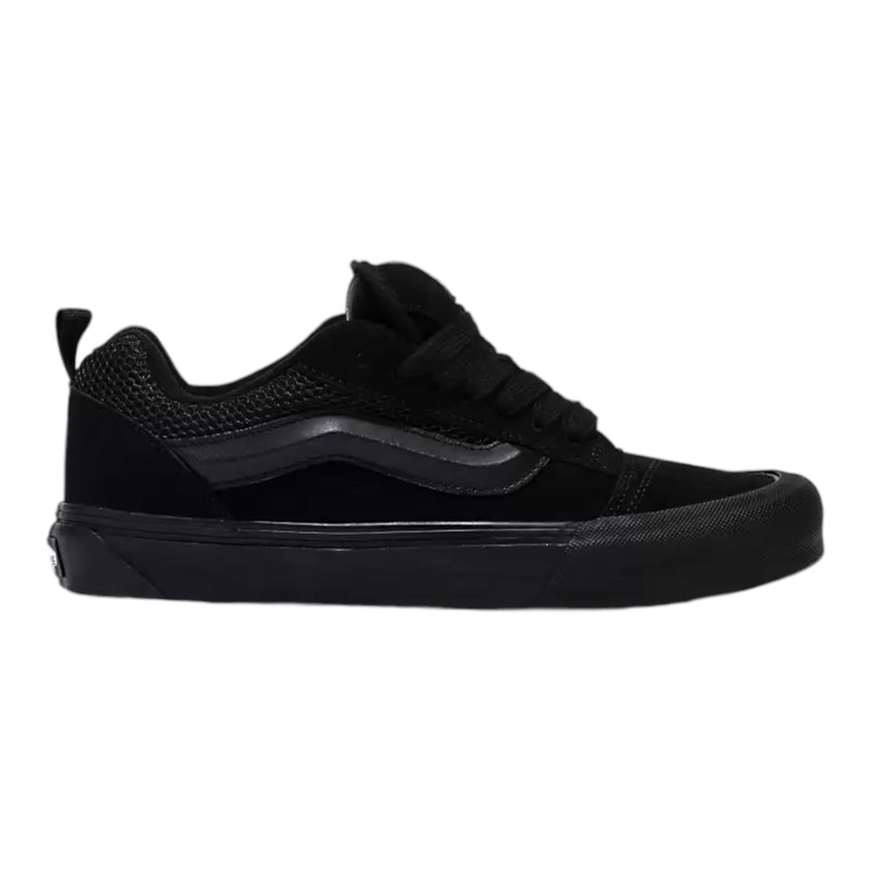 Vans Knu Skool Shoe Black/Black Mens Sizing 3.5