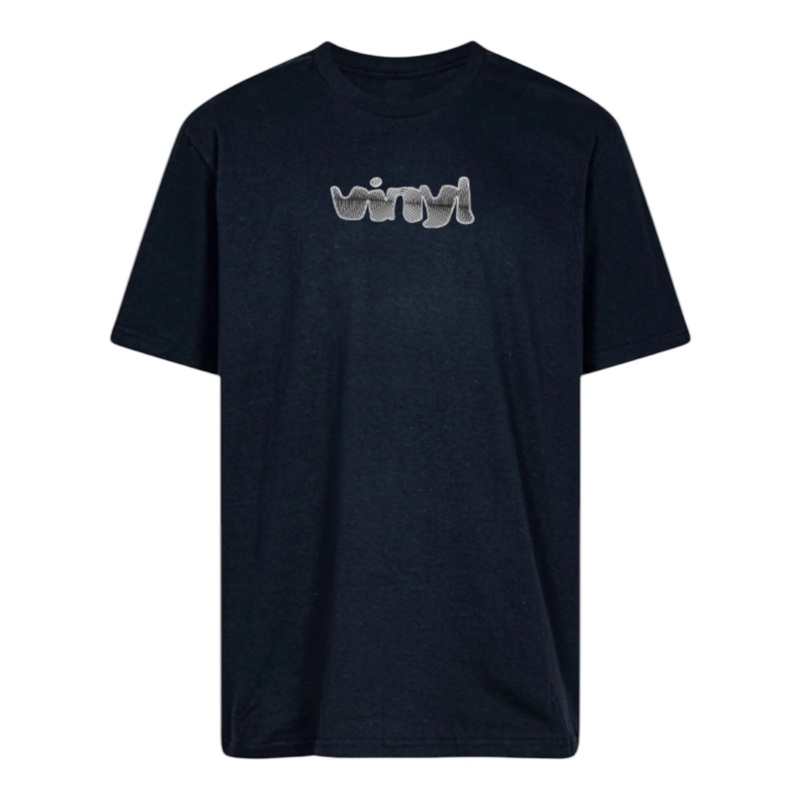 VINYL SPIRAL LOGO T SHIRT BLACK S