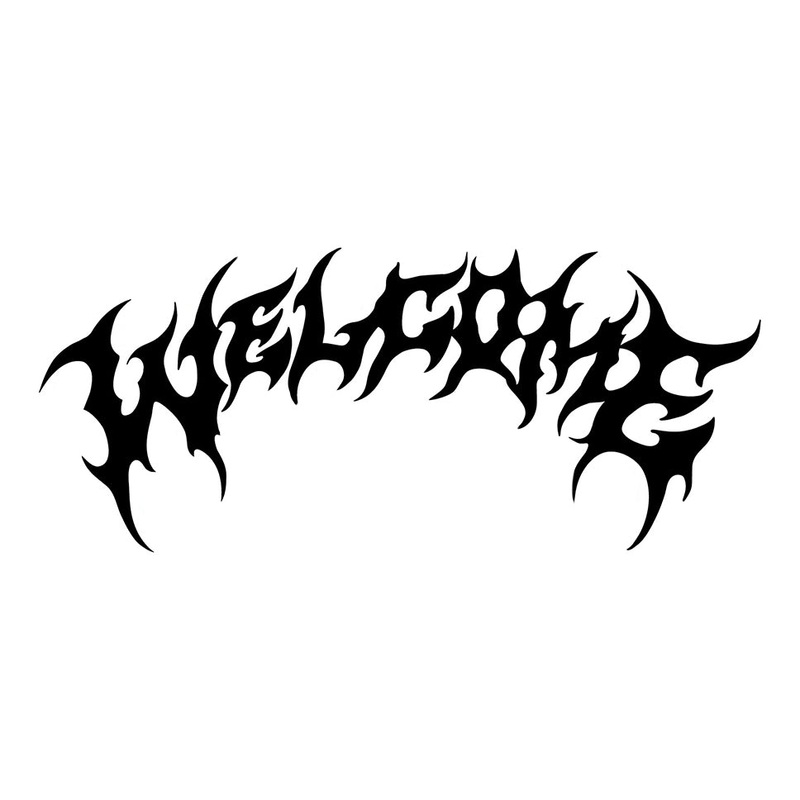 Welcome Skateboards Barb Sticker Black/ White One Size