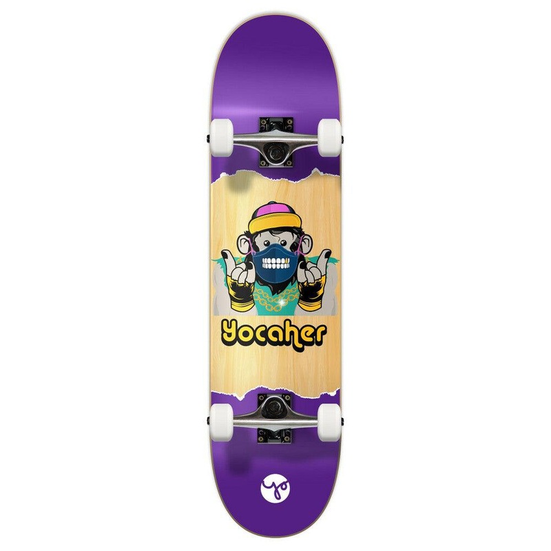 Yocaher Speak No Evil 7.75″ Skateboard – Chimp Series Complete