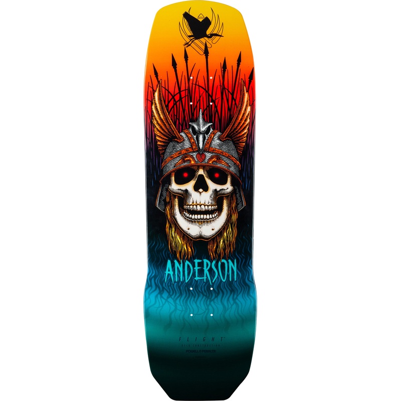 Andy Anderson Heron Skull 8.45″ FLIGHT Skateboard Deck 8.45″