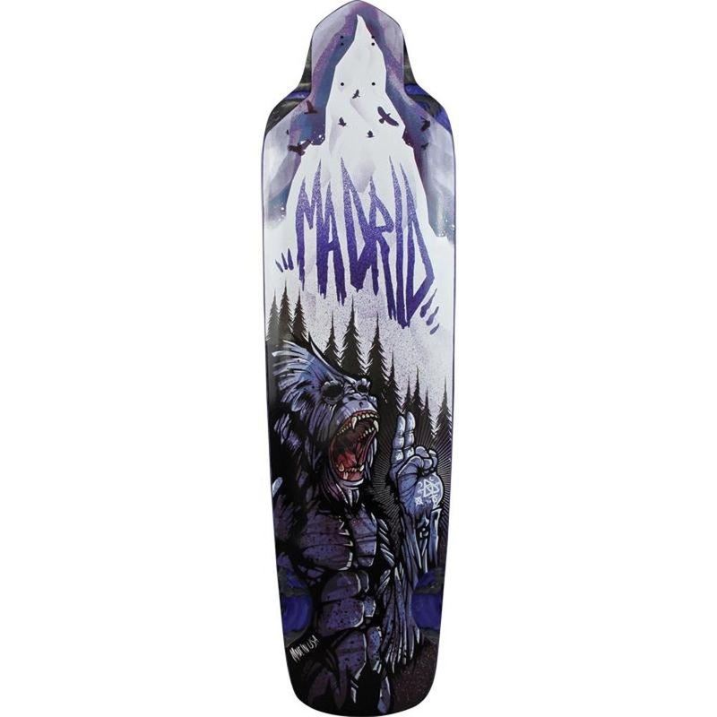 Bigfoot 38″ Freeride Longboard Deck 2016 From Madrid