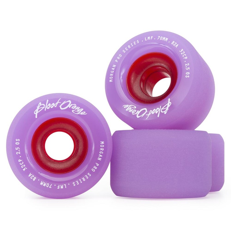 Blood Orange Morgan Pro Series 70mm/82A Lavender Wheels | set of 4 Blood Orange Morgan Pro Series 70mm/82A Lavender Wheels