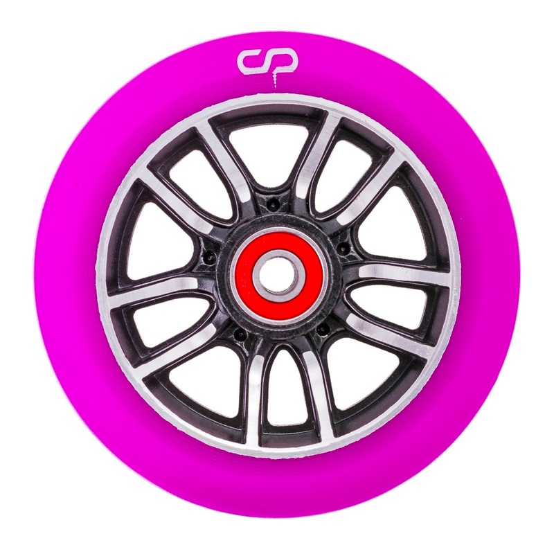 Crisp F1 Forged Wheel – 110mm – Purple on Black