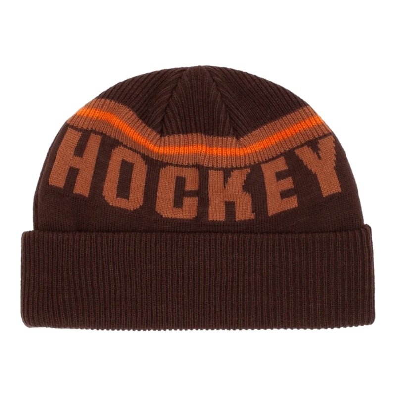 HOCKEY FRIENDLY BEANIE BROWN OS
