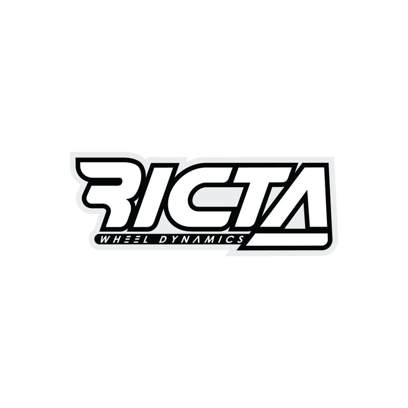 Logo Outline 2in Ricta Stickers (25 Pack) Assorted Color 2 in