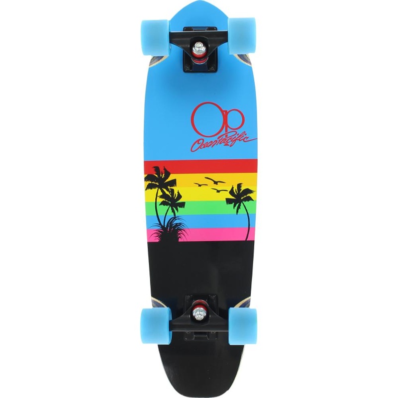 Ocean Pacific Sunset 27″ Navy/Black Cruiser Longboard Complete