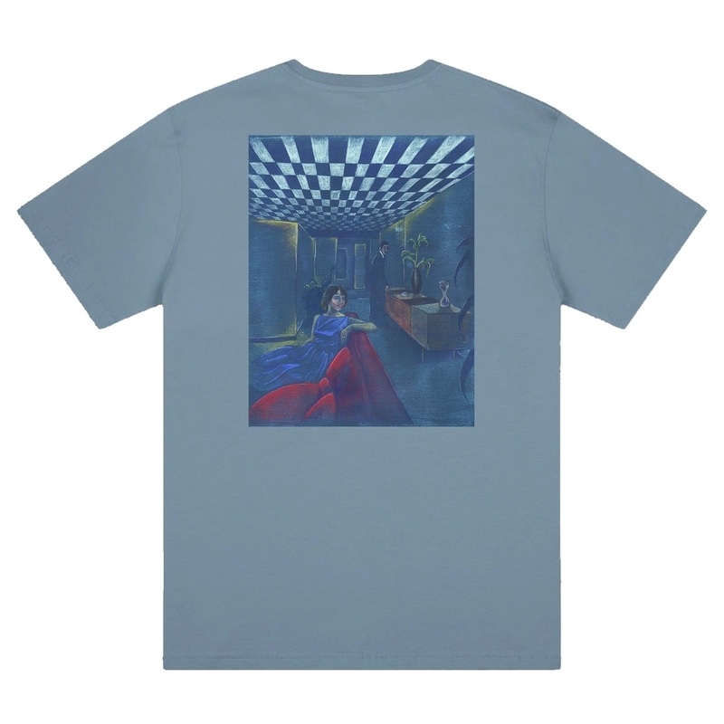 Picture Show Blue Lodge T Shirt Slate S