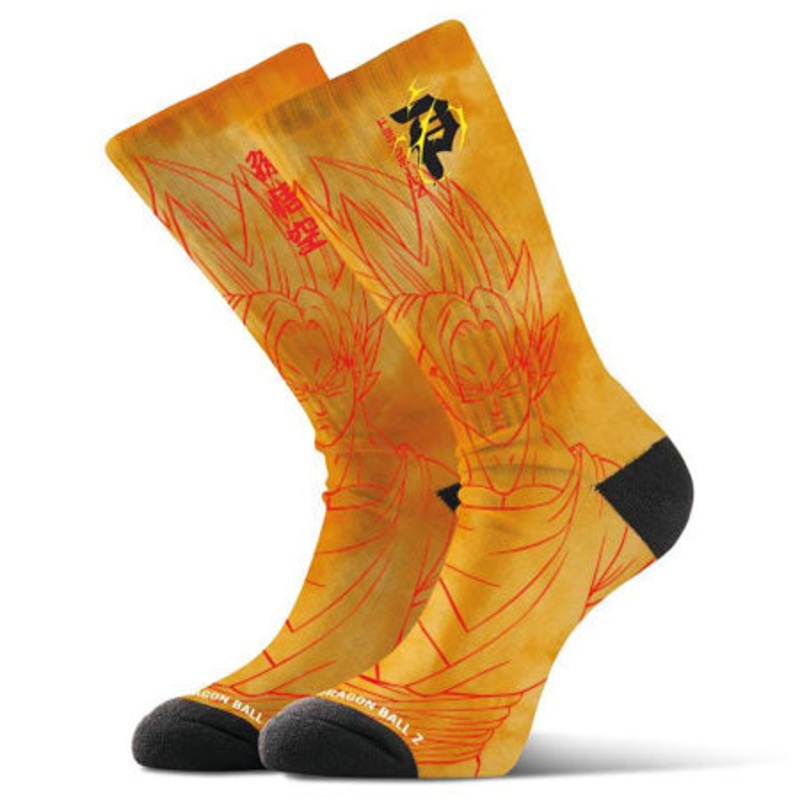 Primitive Skateboarding Primitive x Dragonball Z Saiyan Goku Socks Orange One size fits all