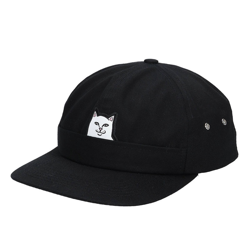RIPNDIP Lord Nermal 6 Panel Cap – Black