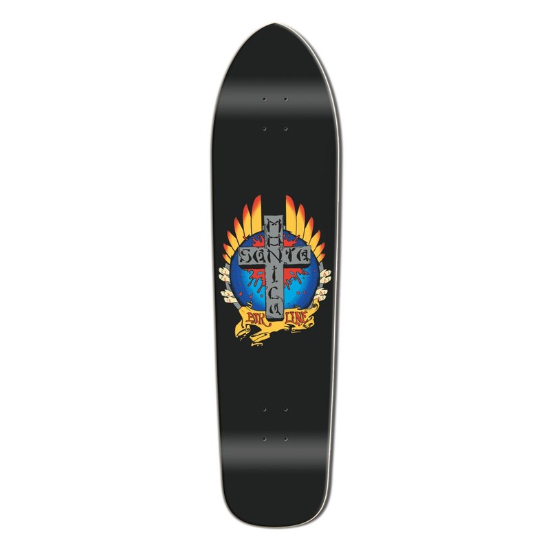 Santa Monica Airlines Stigmata 36″ Kicktail Longboard Deck