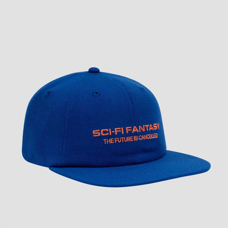 Sci-Fi Fantasy Future is Cancelled Hat Blue