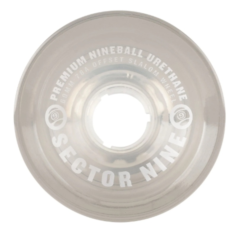 Sector Nine “Nine Balls” Smoke 69MM/78A Slalom Wheels
