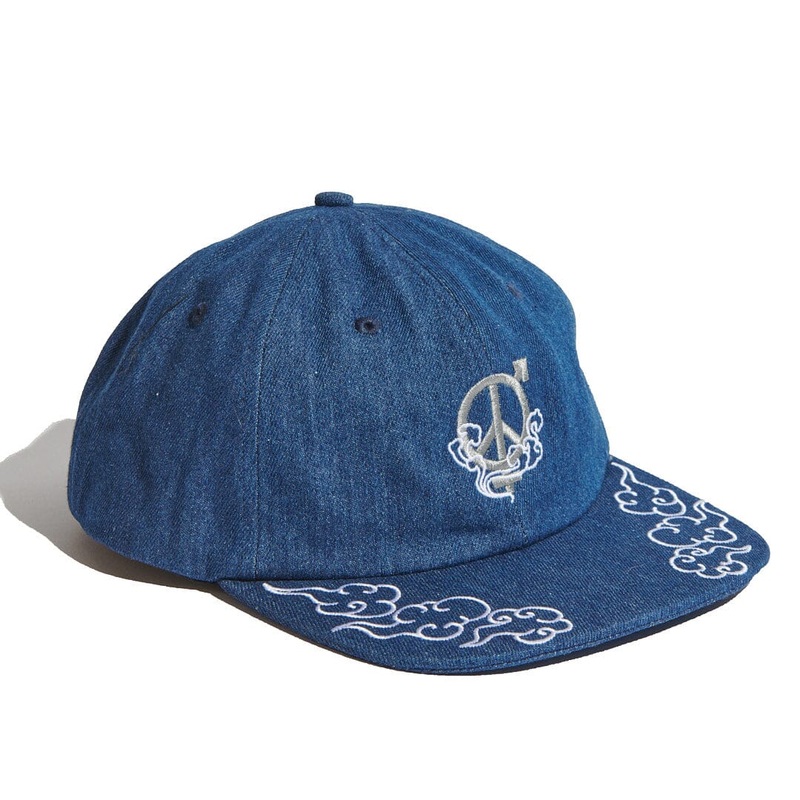 Sexhippies Cloud OG Logo Hat Dark Denim/White
