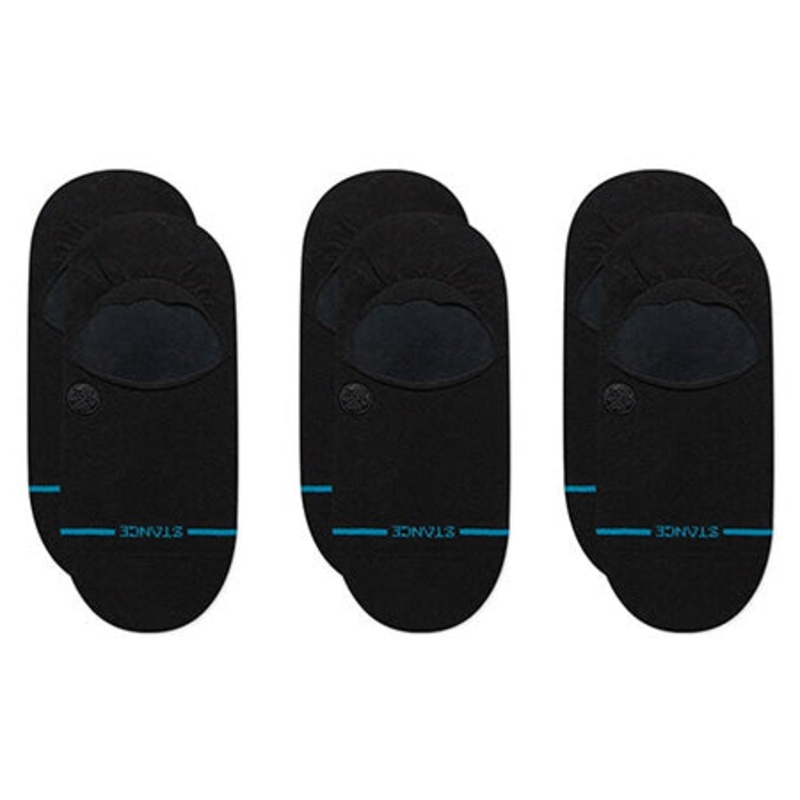 Stance Icon No Show 3 Pack Socks Dark Navy Large
