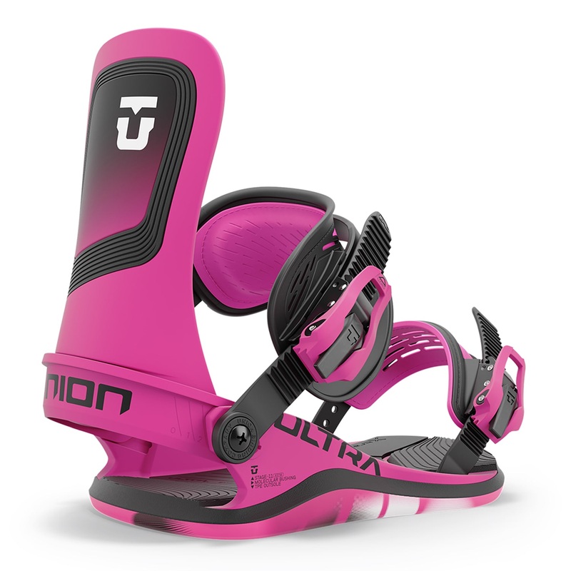 Union Ultra Women’s Snowboard Bindings Hot Pink