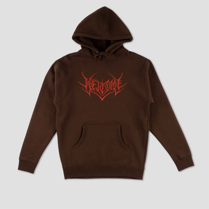 Welcome Big Splinter Printed Hood Brown / Red Small