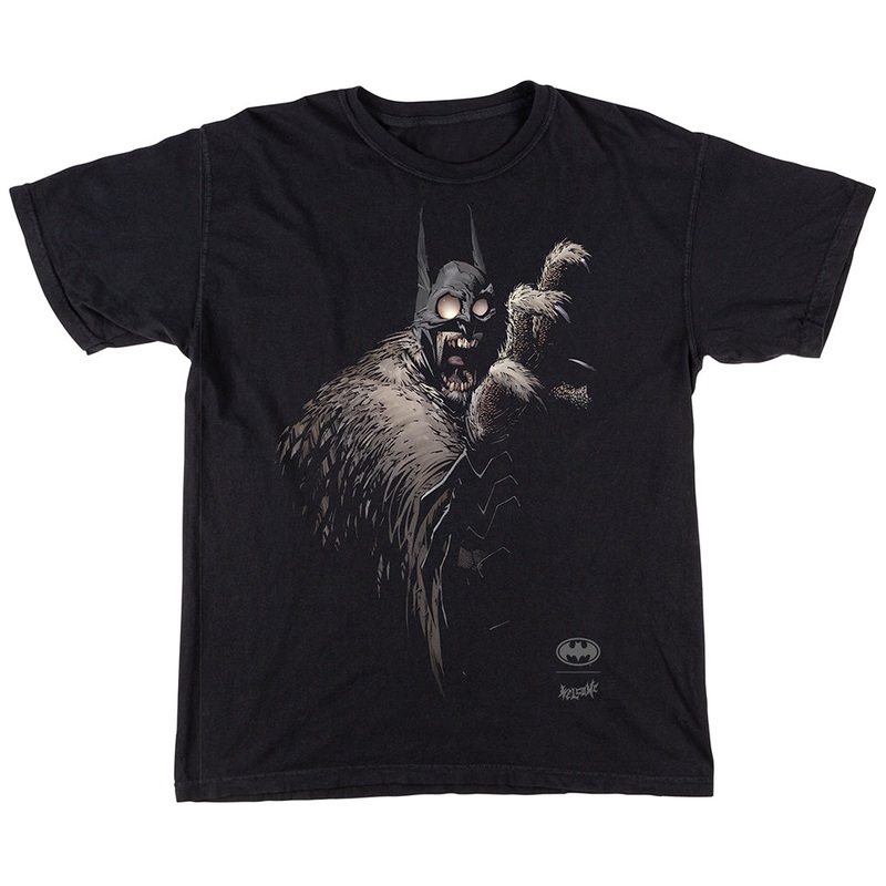 Welcome Skateboards Batman Bat Monster T Shirt Black Small