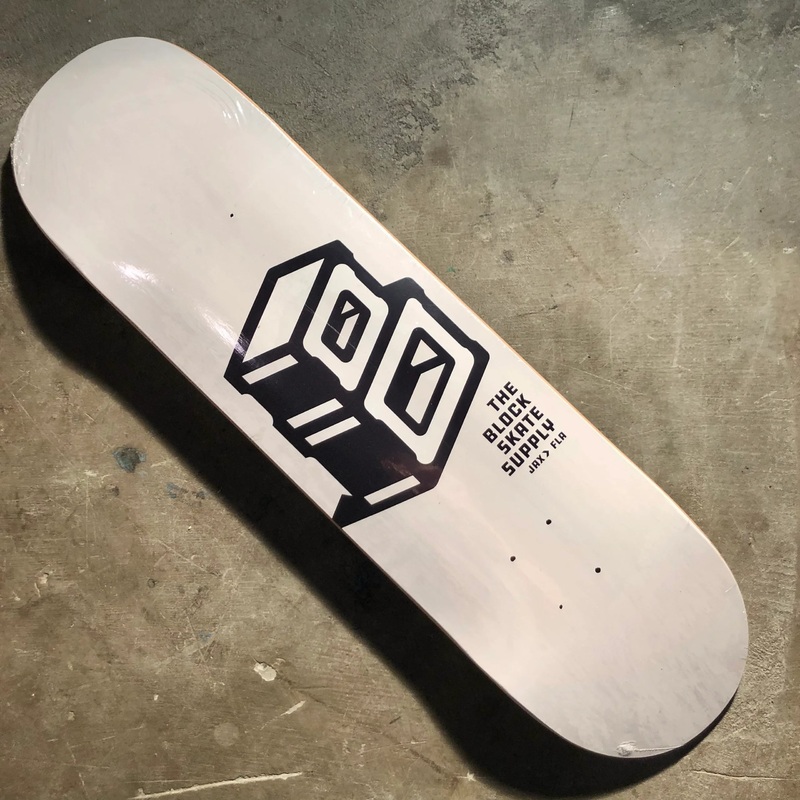 Block – Roots B Logo Deck – White 7.25″ Micro