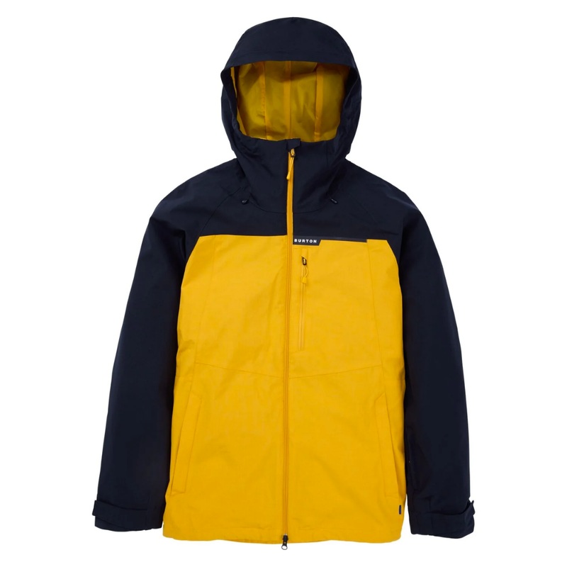 Burton Men’s Lodgepole Jacket True Black/Goldenrod SM