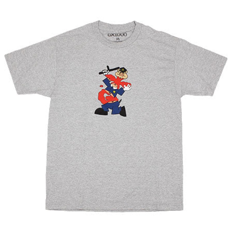 GX1000 Porkchop T Shirt Athletic Heather Large