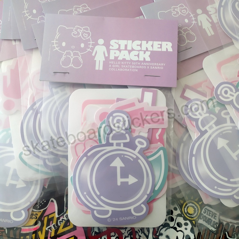 Hello Kitty 50th Anniversary – A Girl Skateboards X Sanrio Collaboration Skate Sticker Pack (Copy)