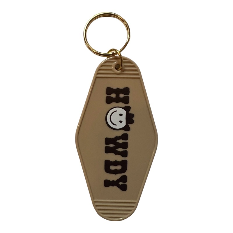 Howdy Keychain Khaki OS