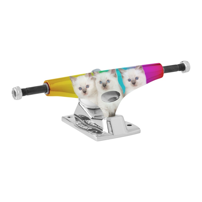 KRUX K5 KROME RAINBOW KITTIES STANDARD SKATEBOARD TRUCKS 8.0