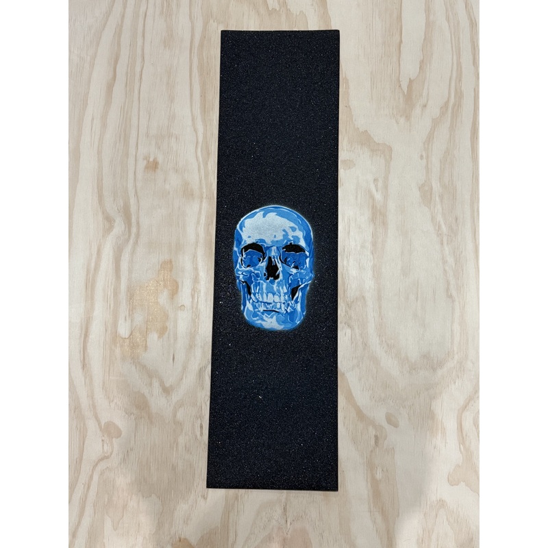Moblow Griptape Skull Blue / White Bright