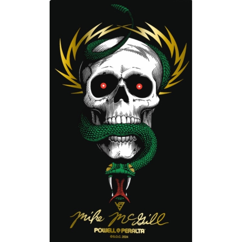 NEW Powell Peralta Mike McGill Skateboard Sticker – BLACK