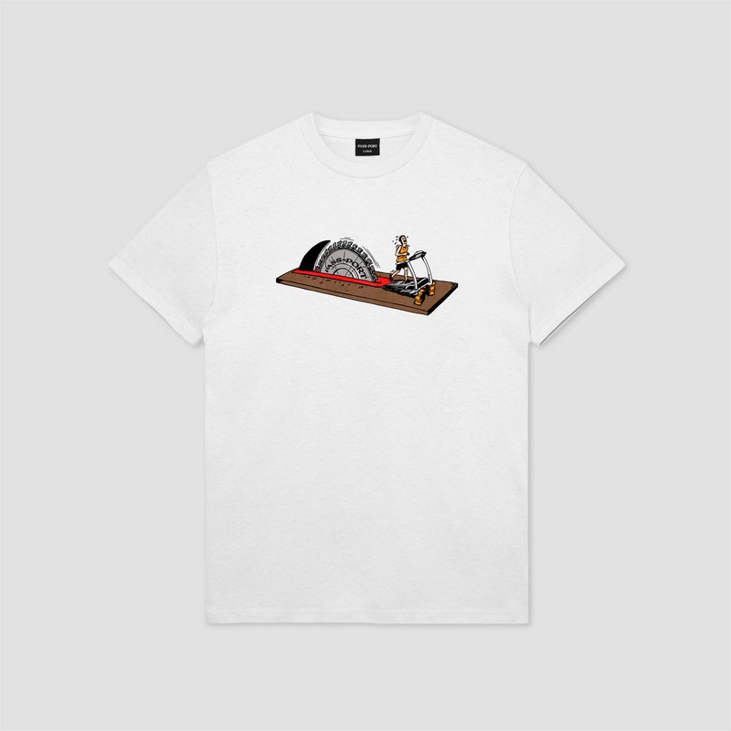 PassPort Keep Running T-Shirt White Small