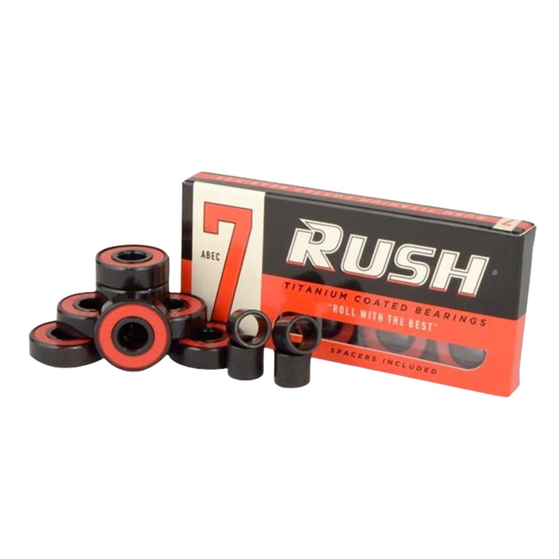 Rush Abec-7 Titanium Coated Bearings – Includes Spacers Abec 7