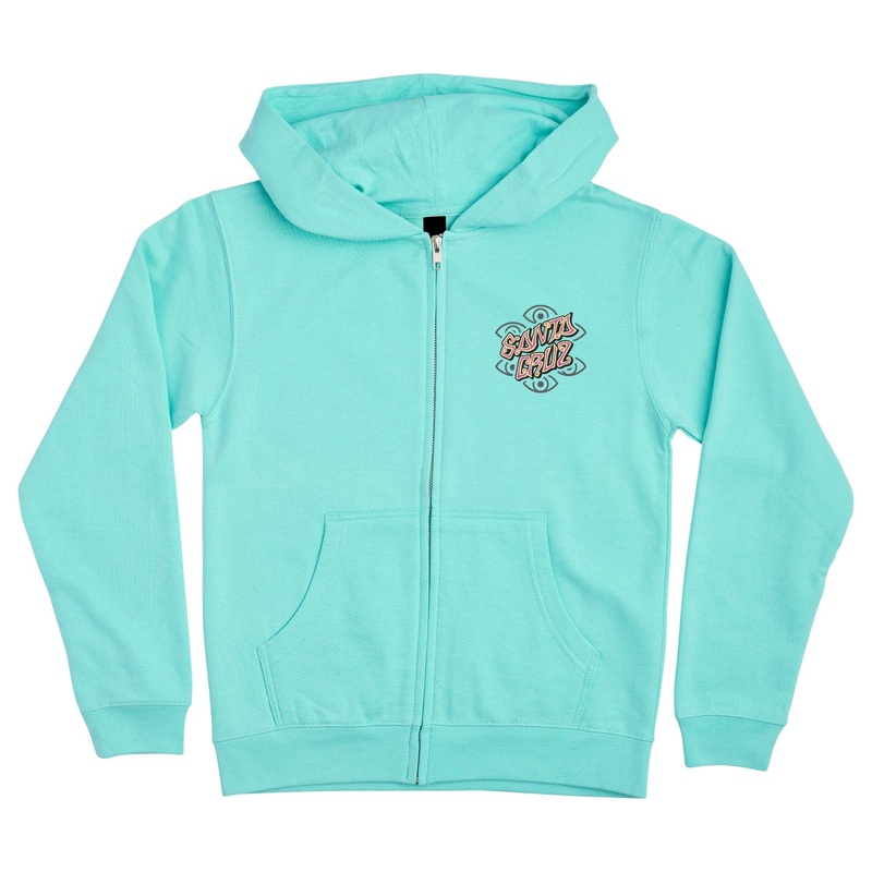 Salba Eyes Youth Santa Cruz Zip Hoodie Mint S