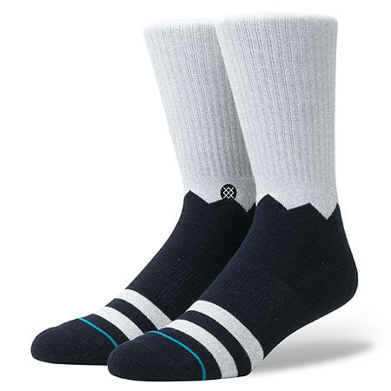 Stance Derbis Crew Sock Grey Large