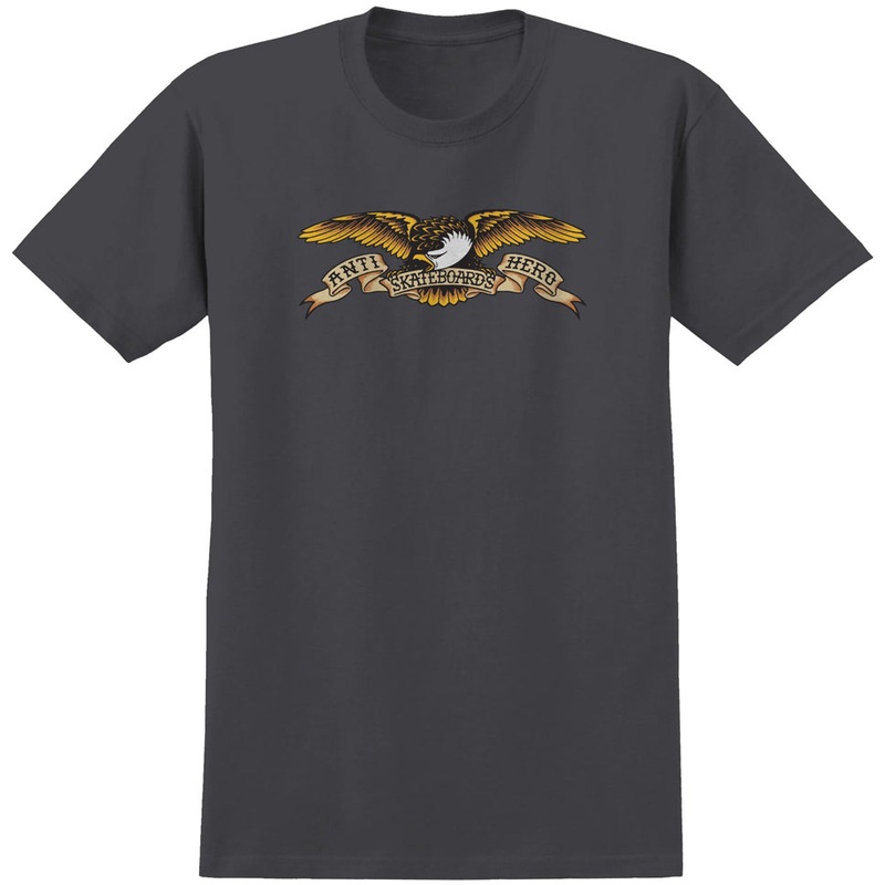 Anti-Hero Eagle Premium T Shirt Graphite Small