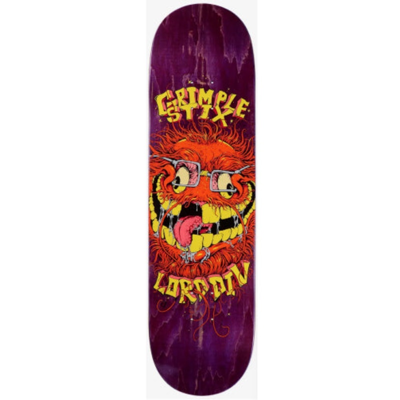 Antihero Grimple Stix Lord Div Guest Skateboard Deck Purple 8.62″ 8.62″