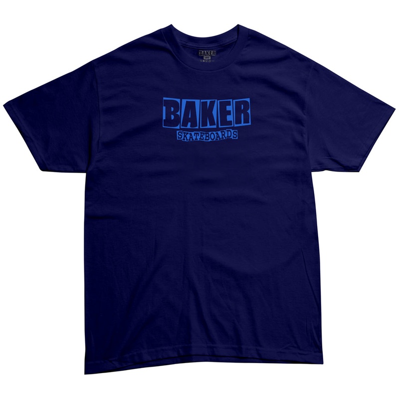 Baker Brand Logo Blue T Shirt Blue Small