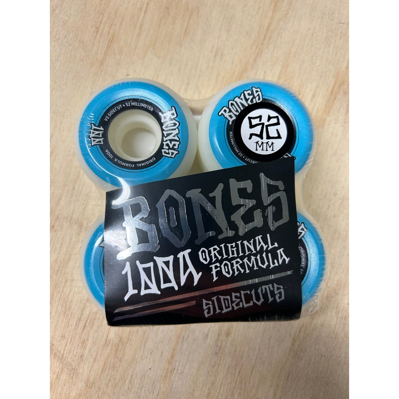 BONES WHEELS SIDECUT 100’S 52 V5 OG FORMULA 100A 4PK 52 mm