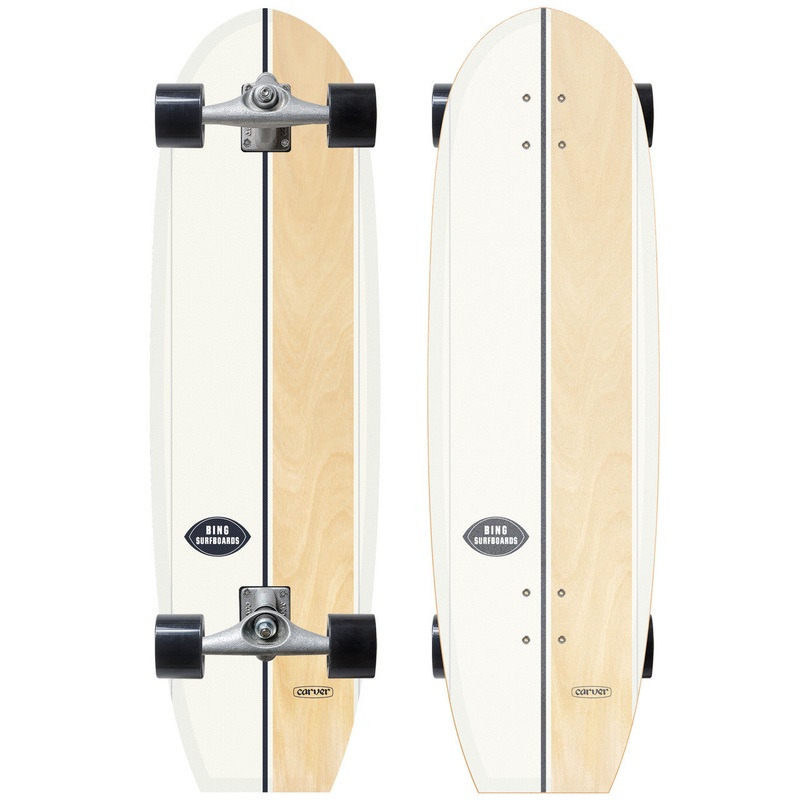 Carver x Bing Continental Surfskate 37″ Longboard with CX Raw Trucks