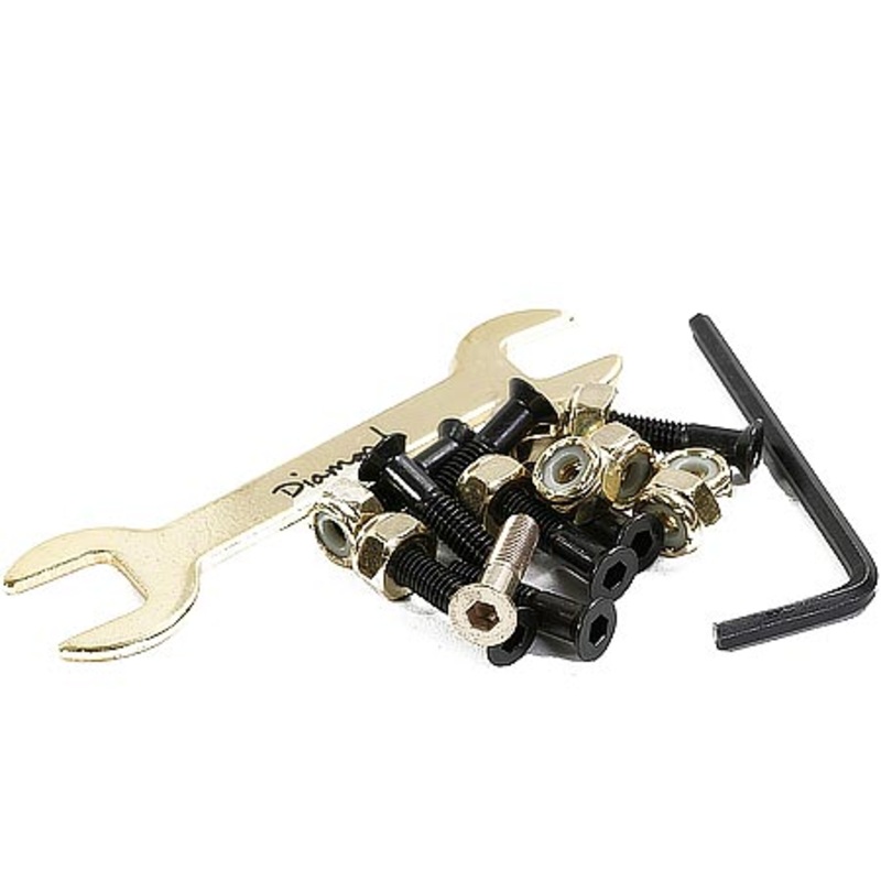 Diamond Hella Tight Allen Hardware Set Gold 1″