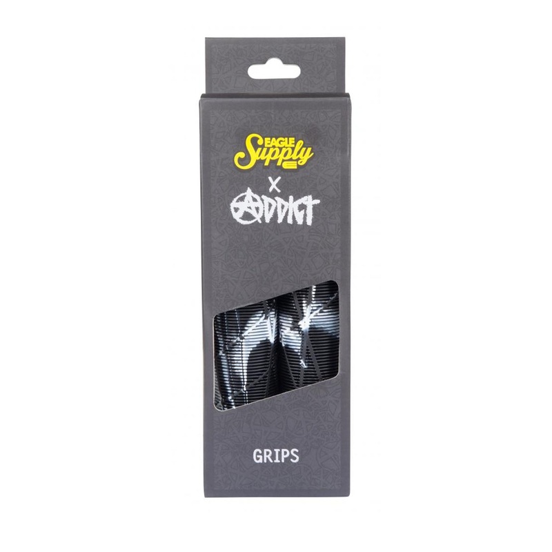 Eagle Grips Eagle x Addict OG Grips 180 MM – Black / White