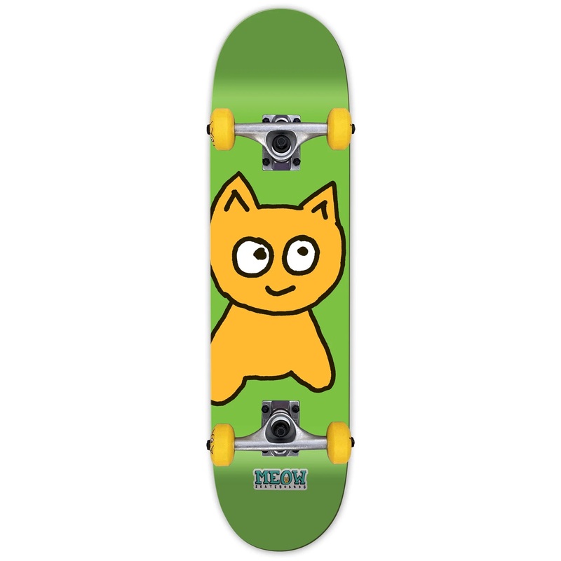 Meow Skateboards Big Cat Green 7.50″ Complete 7.50″